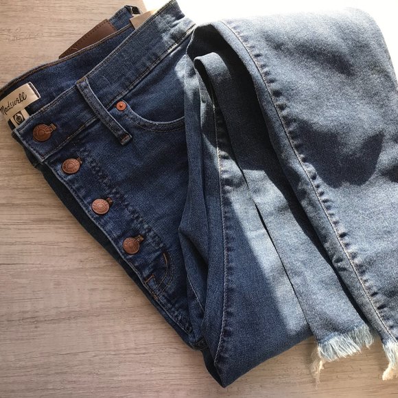 10" High-Rise Skinny Jeans in Mackey Wash - Picture 2 of 6